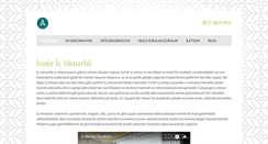 Desktop Screenshot of icmimarizmir.com